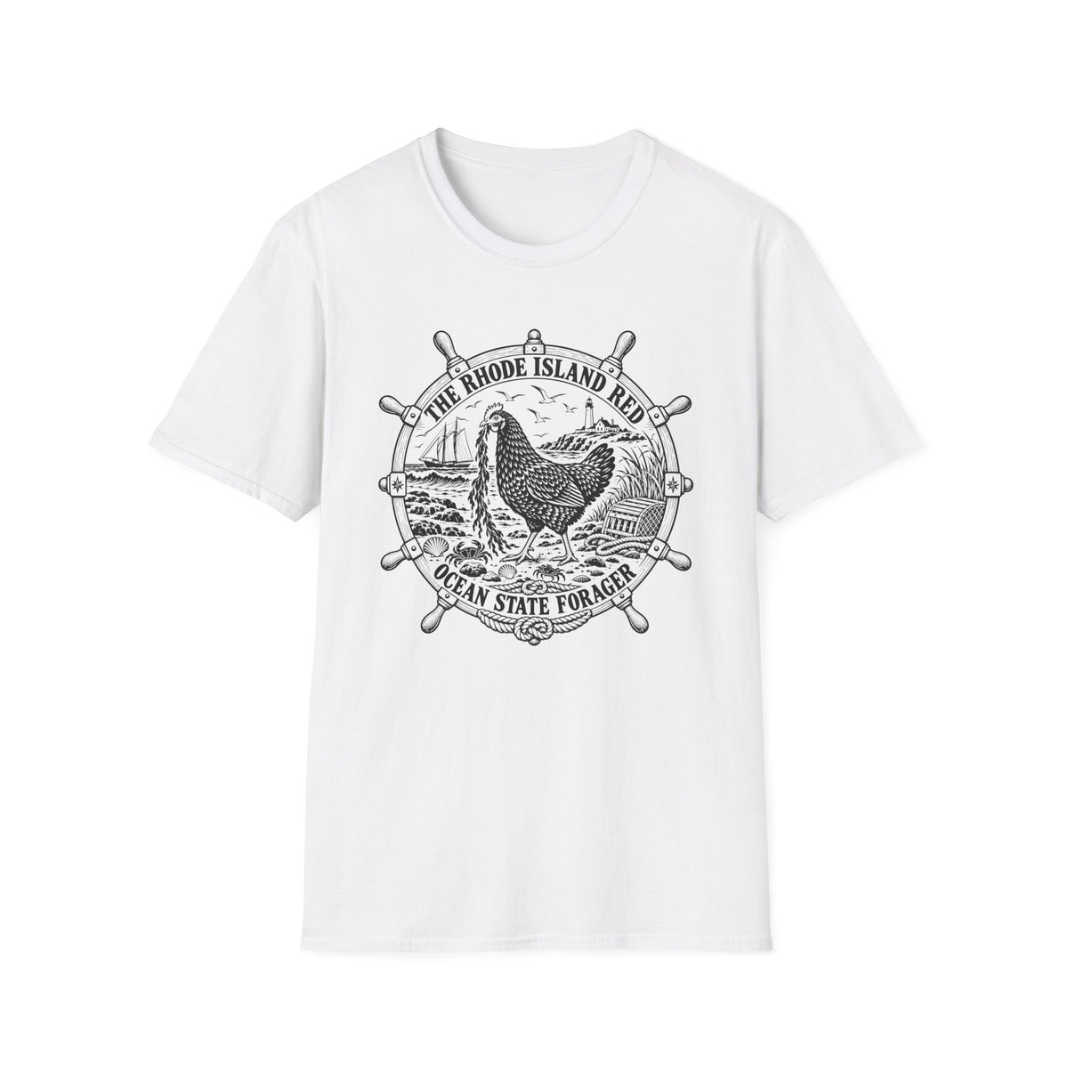 Rhode Island Red Ocean State Forager T-Shirt