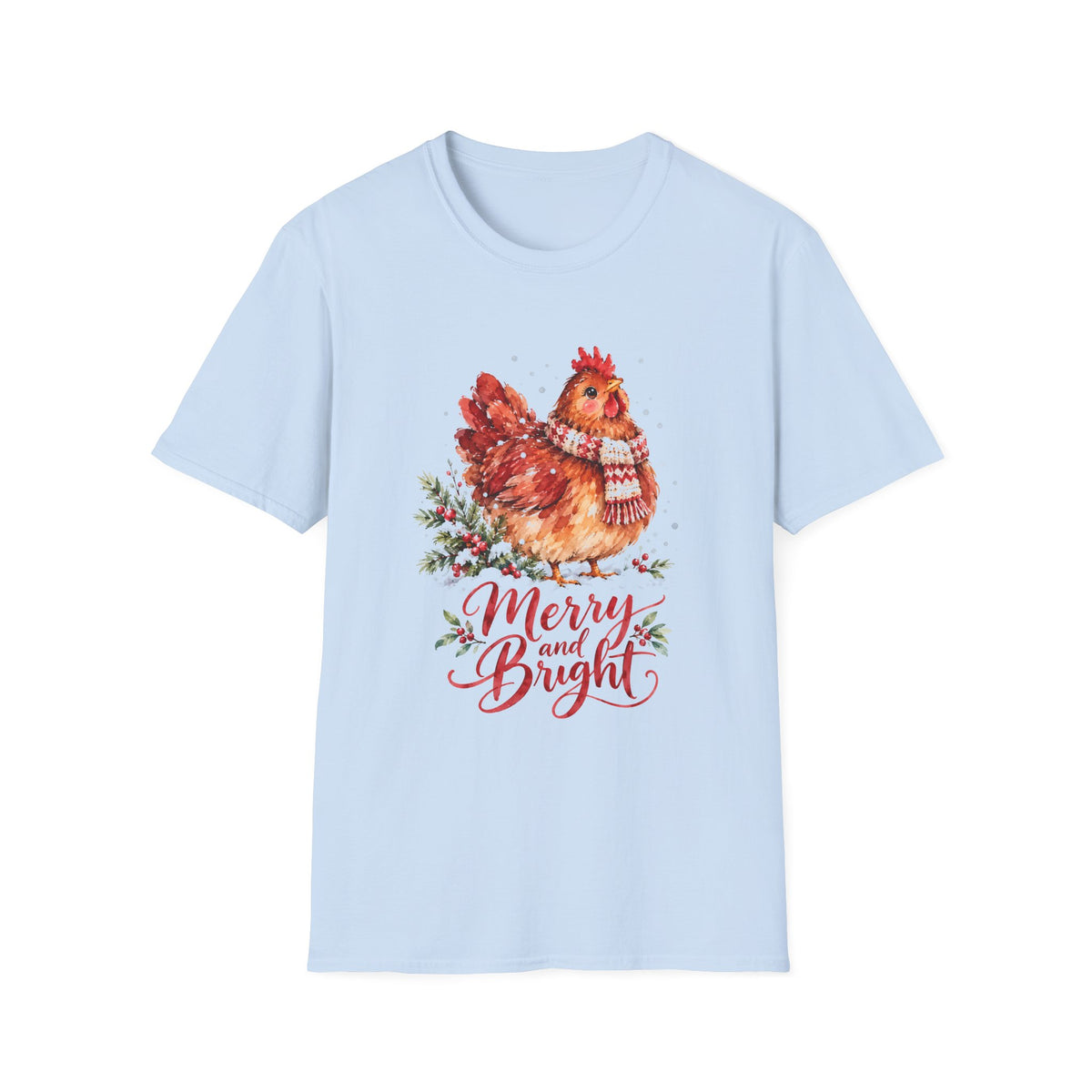 Merry Bright Christmas Squirrel T-Shirt