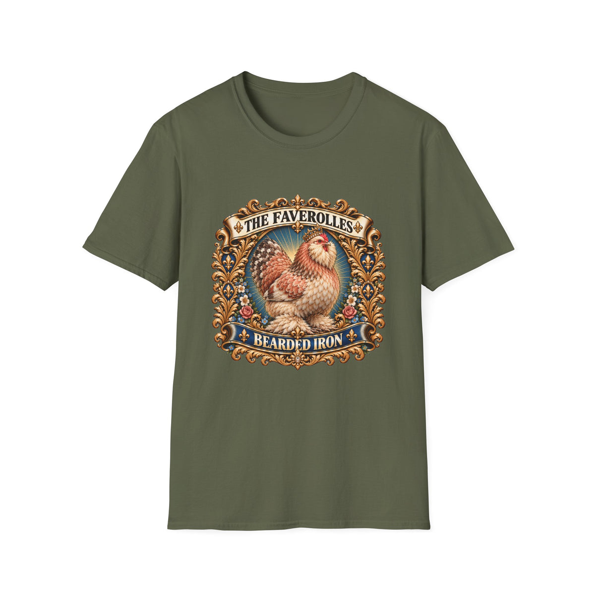 The Faverolles Bearded Iron  T-Shirt