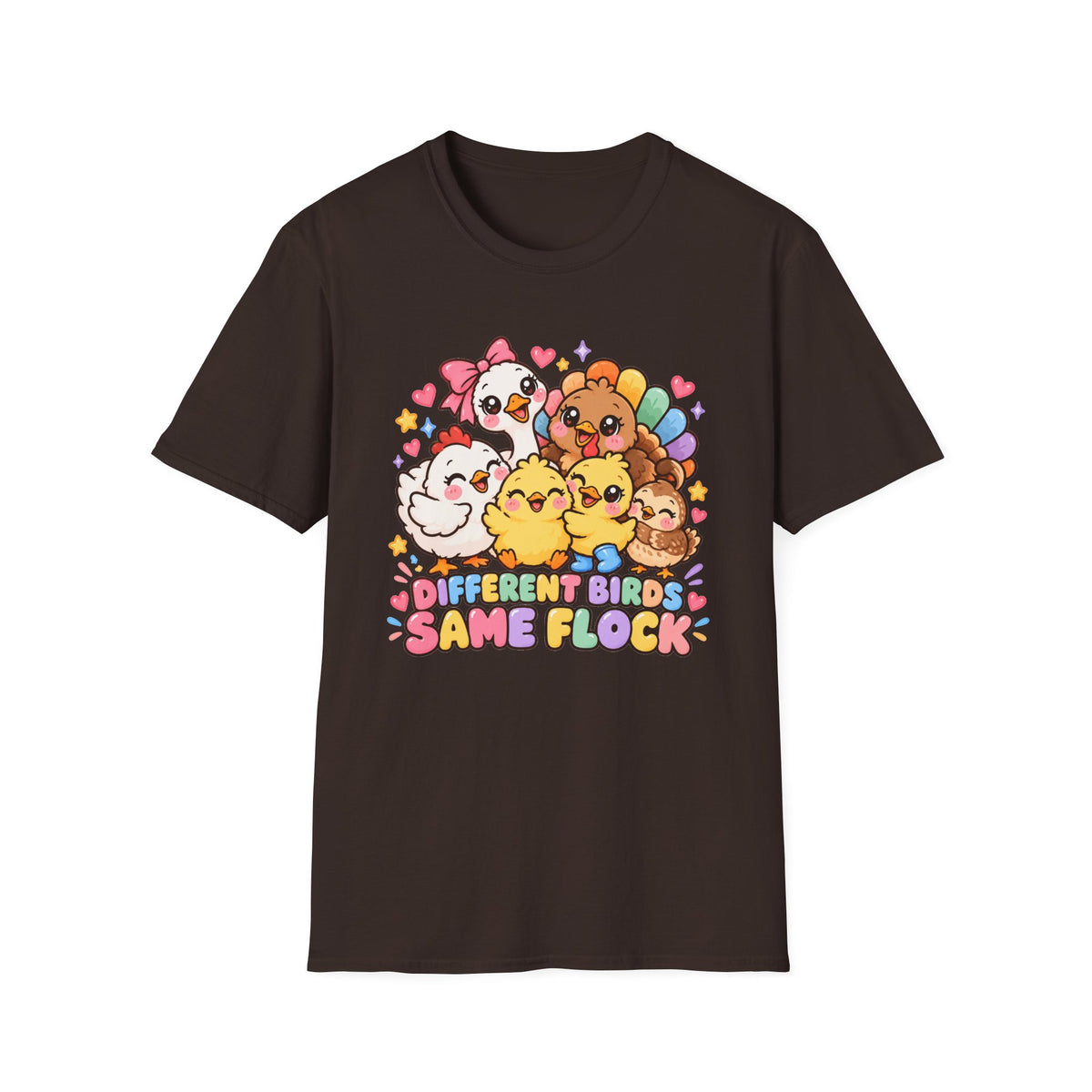 Different Birds Same Flock  T-Shirt