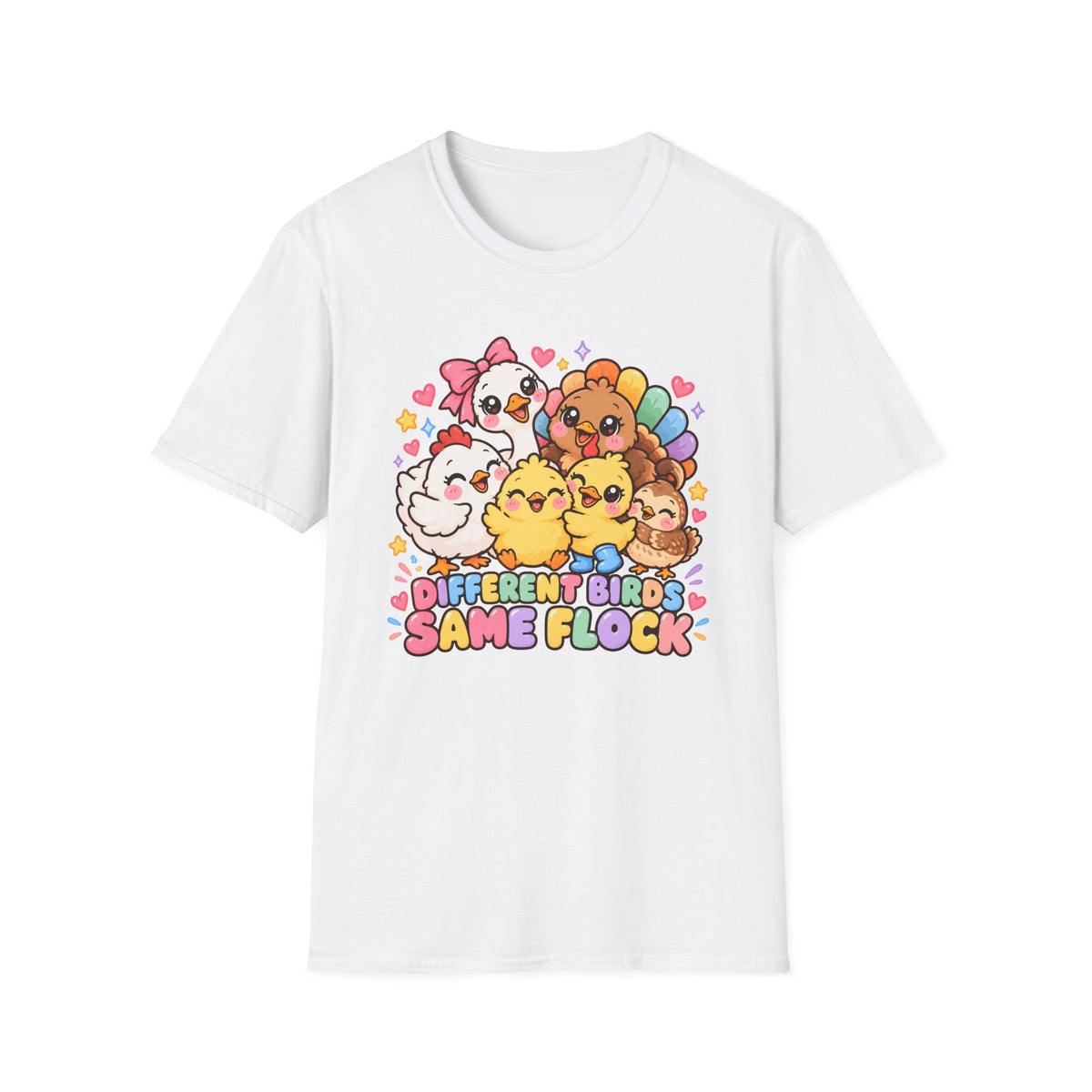 Different Birds Same Flock  T-Shirt