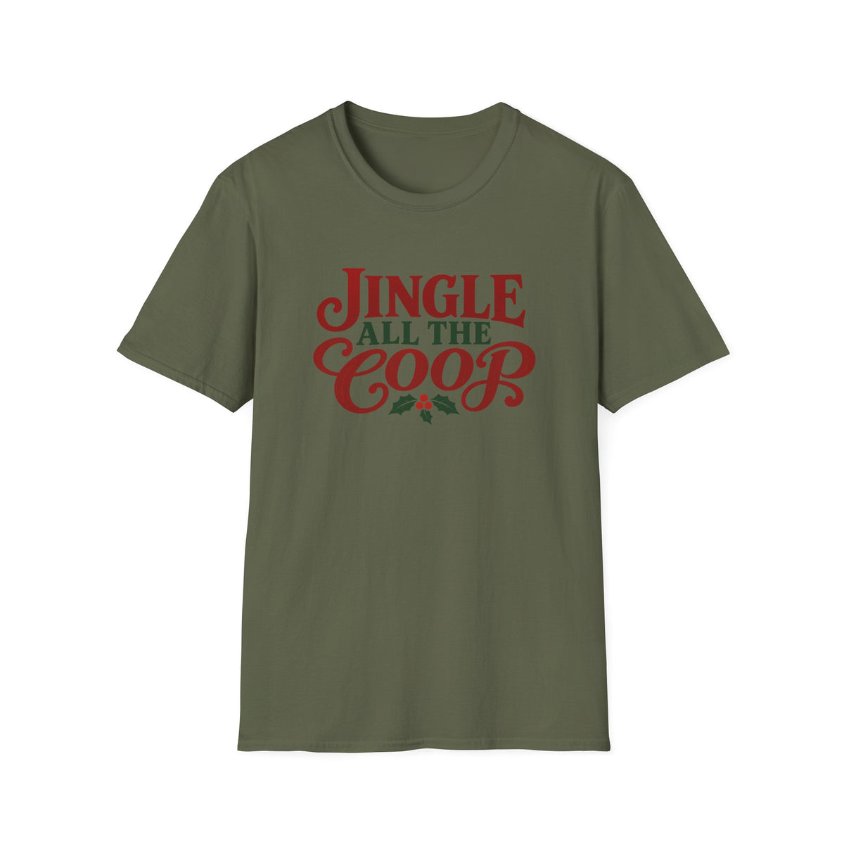 Jingle All the Coop Christmas Chicken Lover T-Shirt