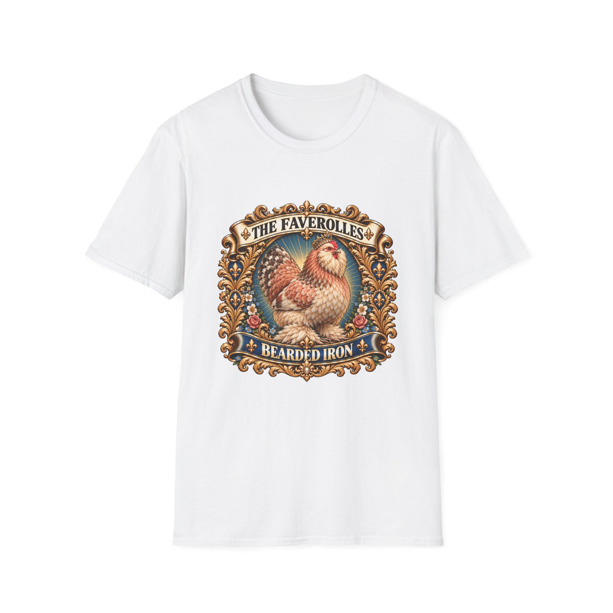 The Faverolles Bearded Iron  T-Shirt