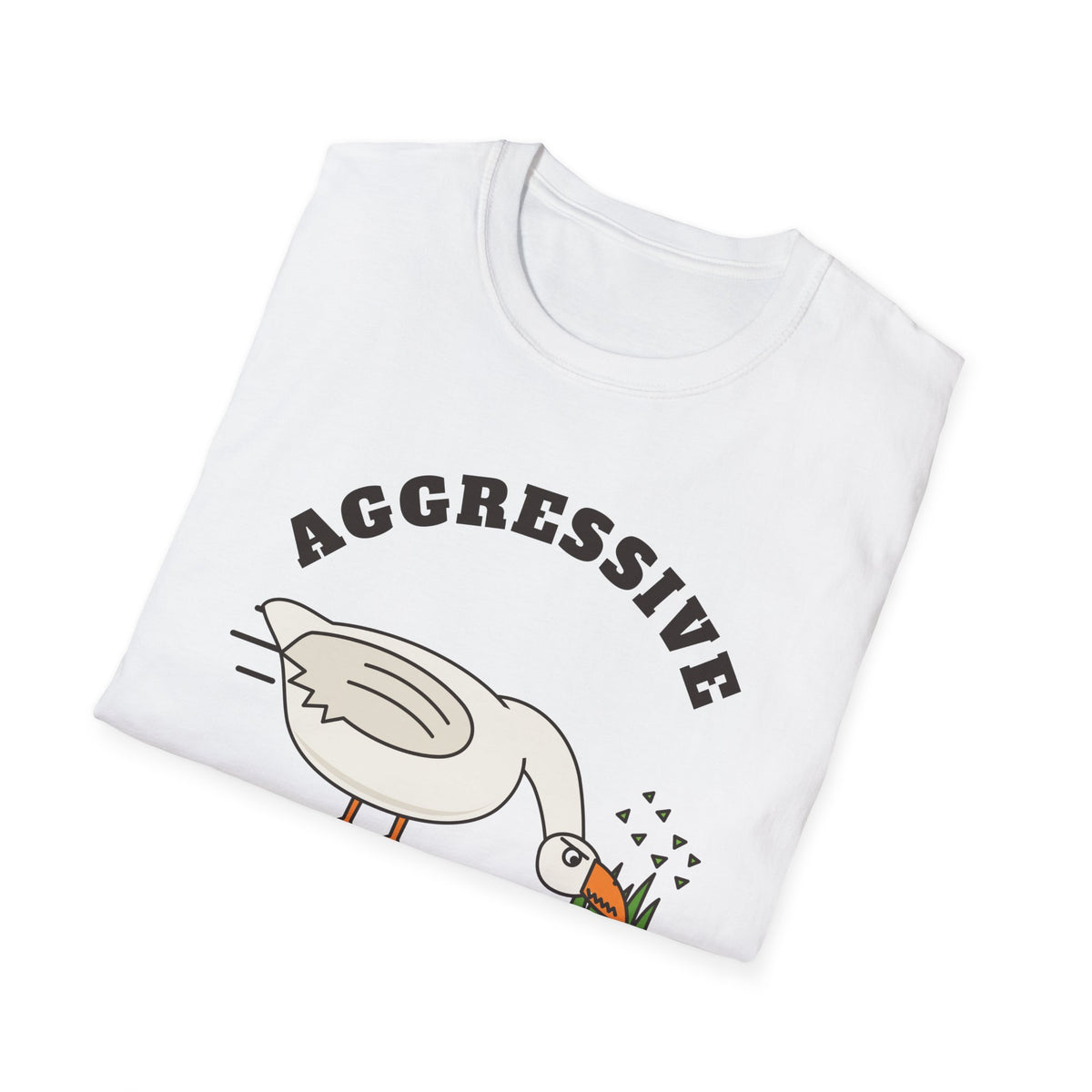 Aggressive Lawn Mowing Goose T-Shirt