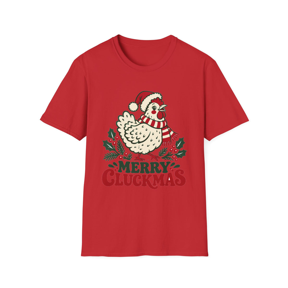 Merry Cluckmas Christmas  T-Shirt
