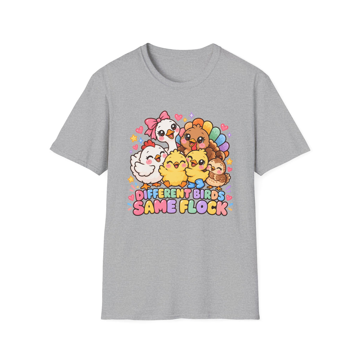 Different Birds Same Flock  T-Shirt