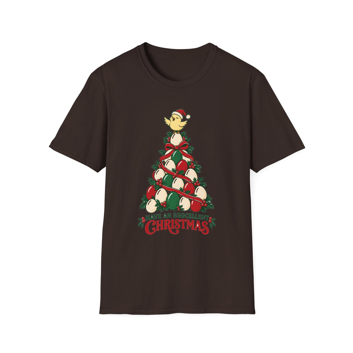 Have an Eggcellent Christmas Chicken Christmas T-Shirt