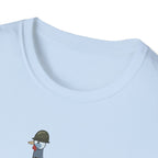 Backyard Security Guineas on Patrol Cartoon T-Shirt
