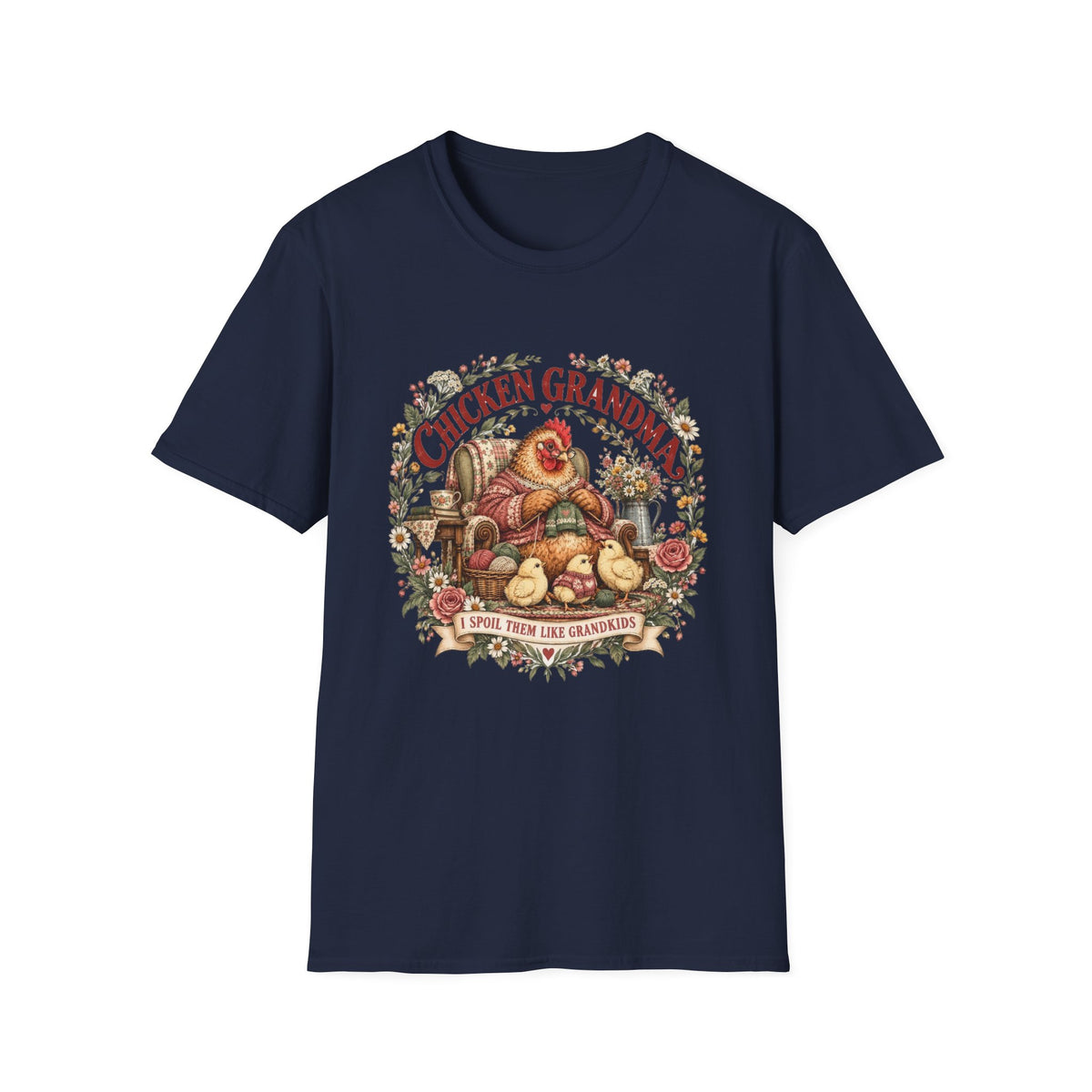 Chicken Grandma Vintage Farmhouse T-Shirt