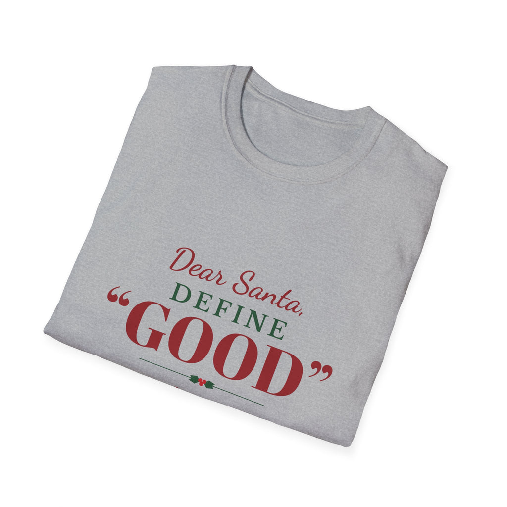Dear Santa Define Good Chicken Lover Christmas T-Shirt