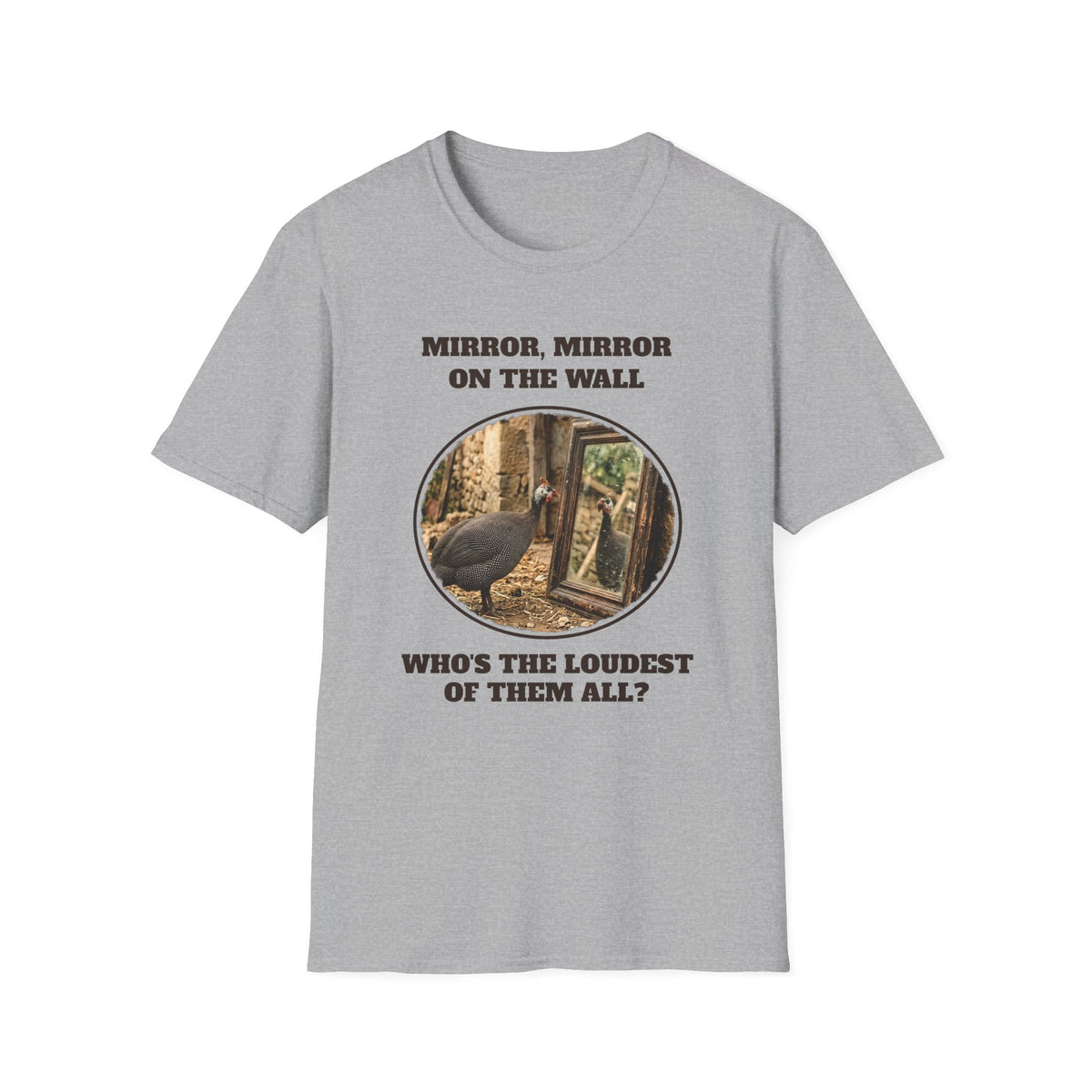 Mirror Mirror Guinea Fowl T-Shirt