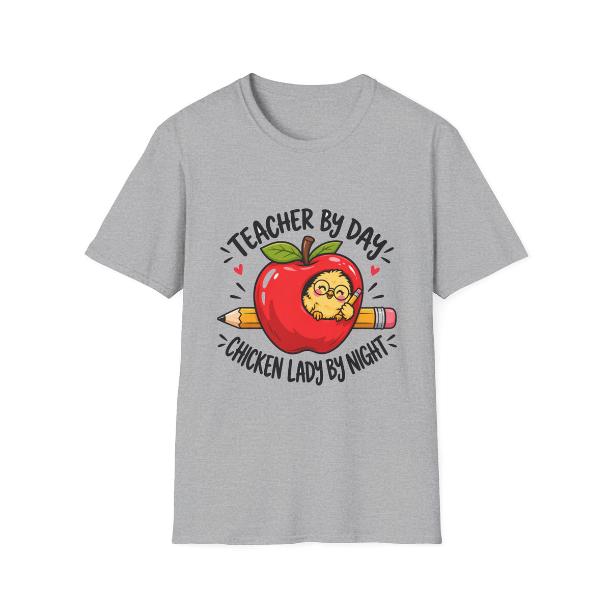 Teacher by Day Chicken Lady by Night T-Shirt