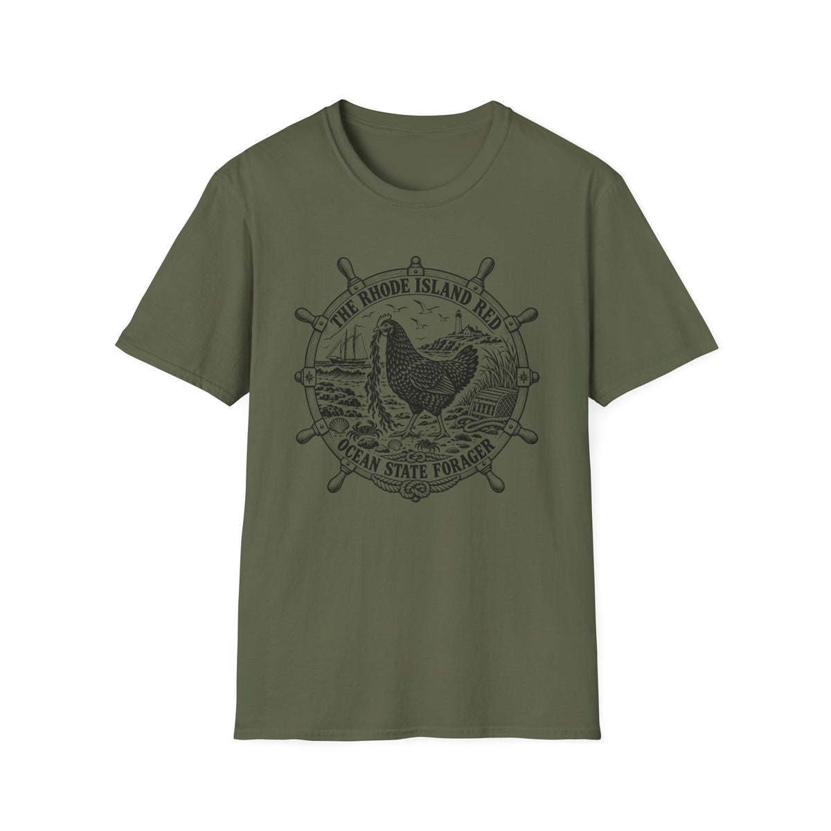 Rhode Island Red Ocean State Forager T-Shirt