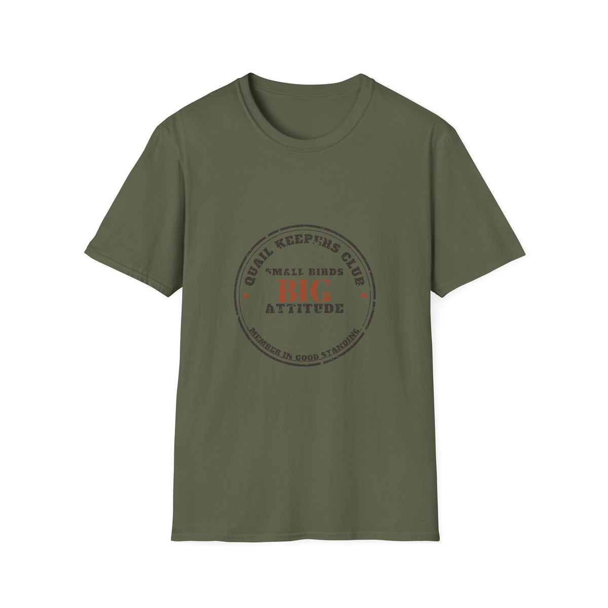Big Attitude Quail T-Shirt