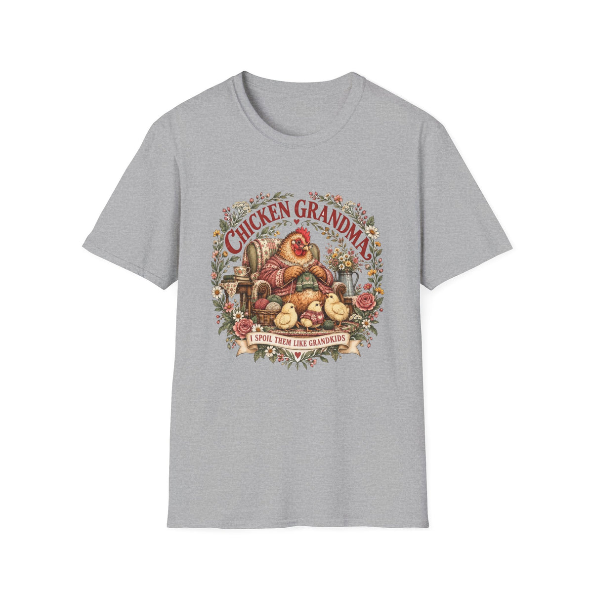 Chicken Grandma Vintage Farmhouse T-Shirt