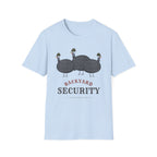 Backyard Security Guineas on Patrol Cartoon T-Shirt