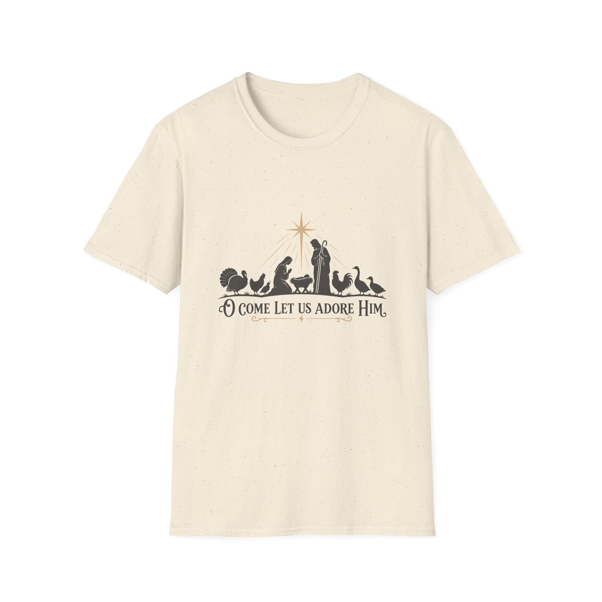 Come Let Us Adore Him Nativity Christmas T-Shirt