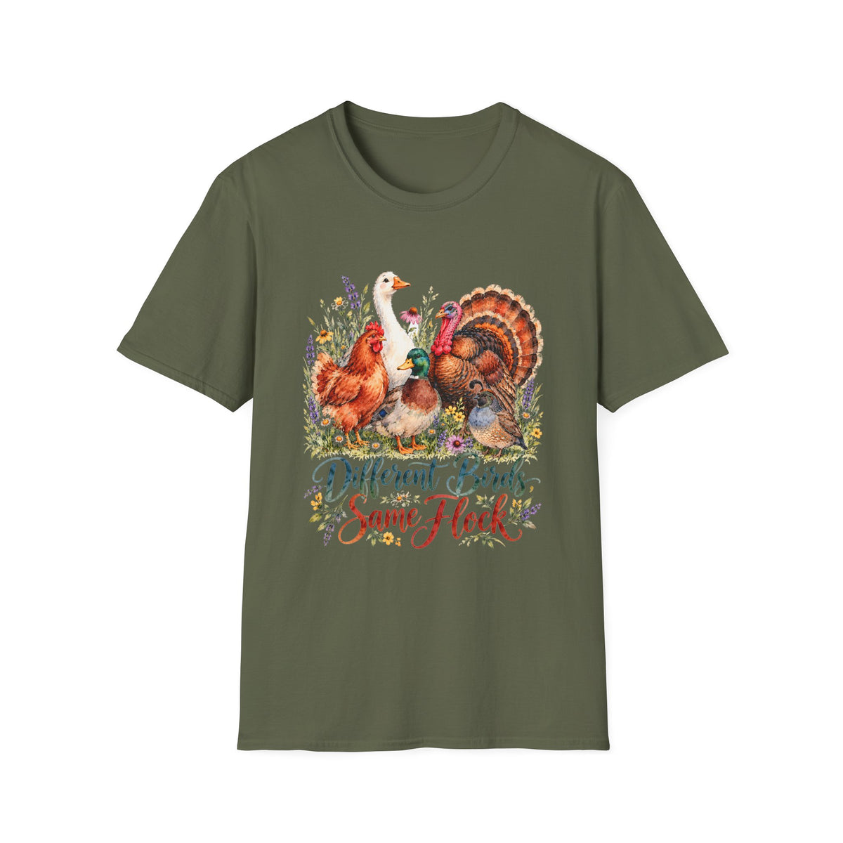Different Birds Same Flock T-Shirt