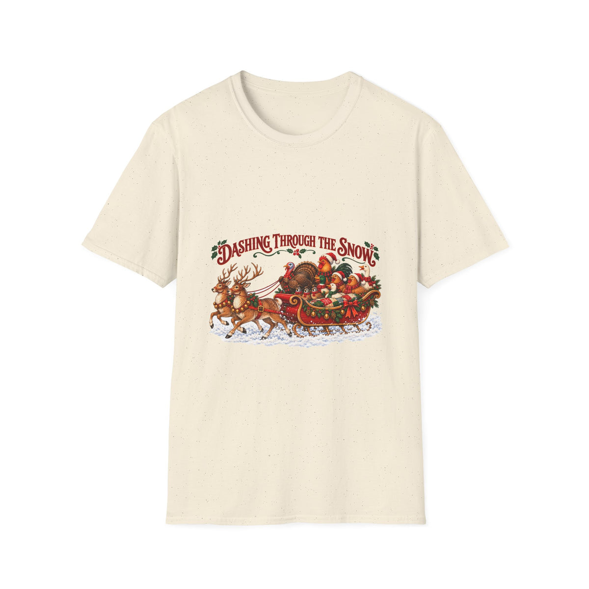Dashing Through the Snow Christmas T-Shirt